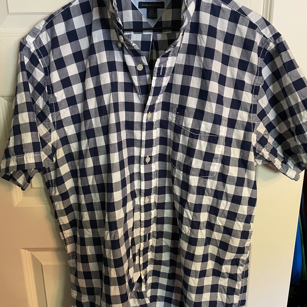 Tommy Hilfiger Short Sleeve Button Up Summer Shirt